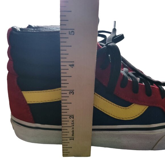 Vans Sk8-Hi OTW Multicolor Block Sneakers red suede Womens 8 Mens 6.5 - Picture 16 of 16